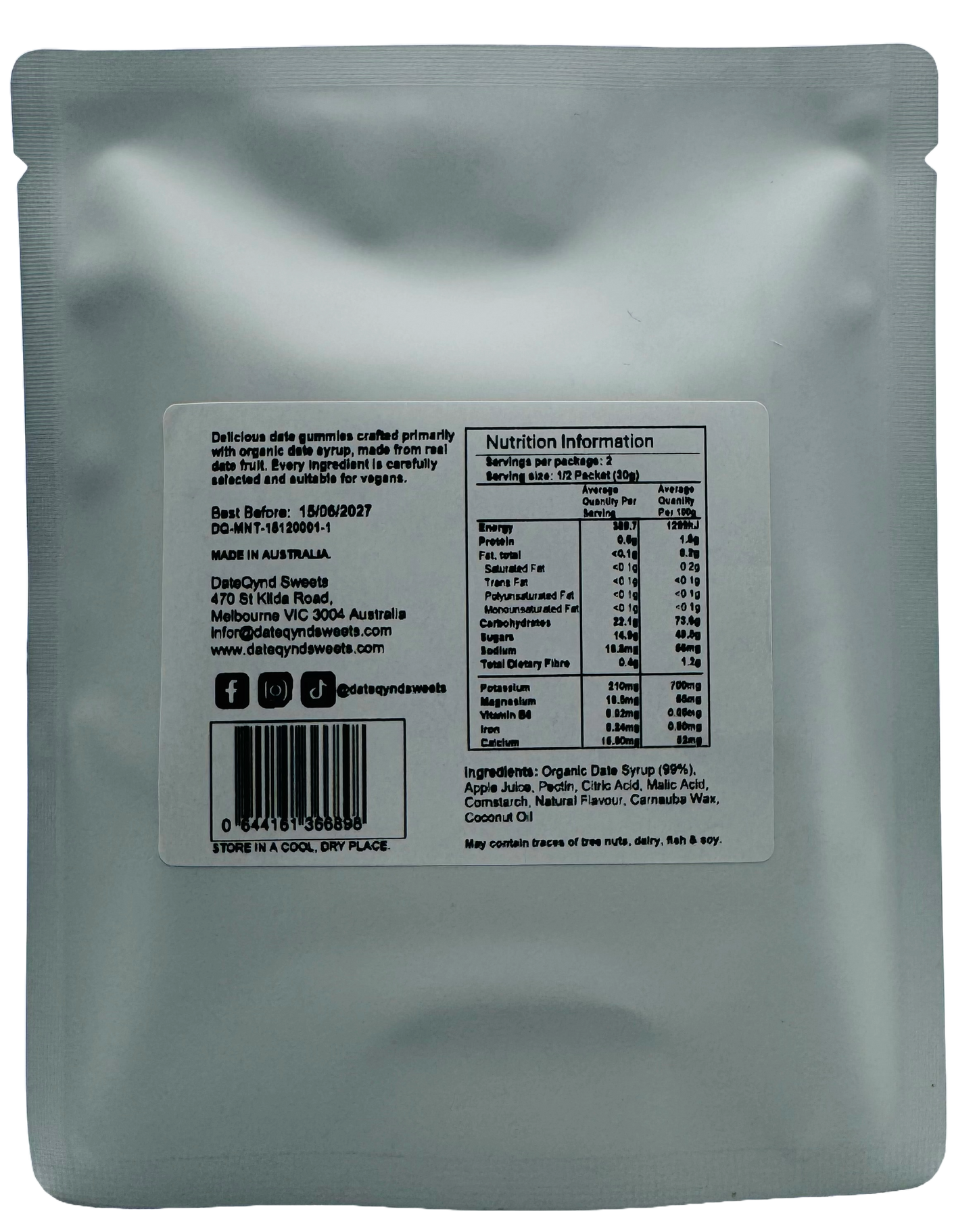 Date Gummies Mint Flavour 60g