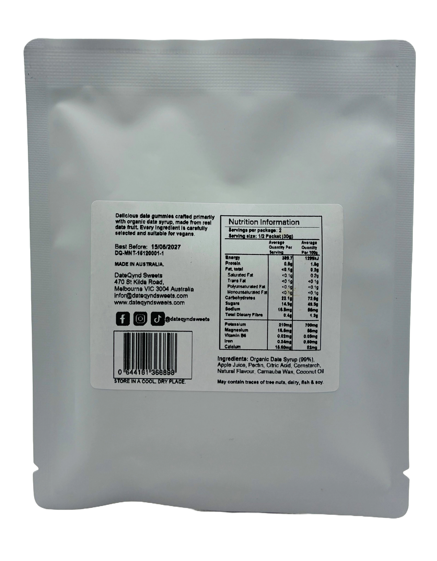 Date Gummies Mint Flavour 60g