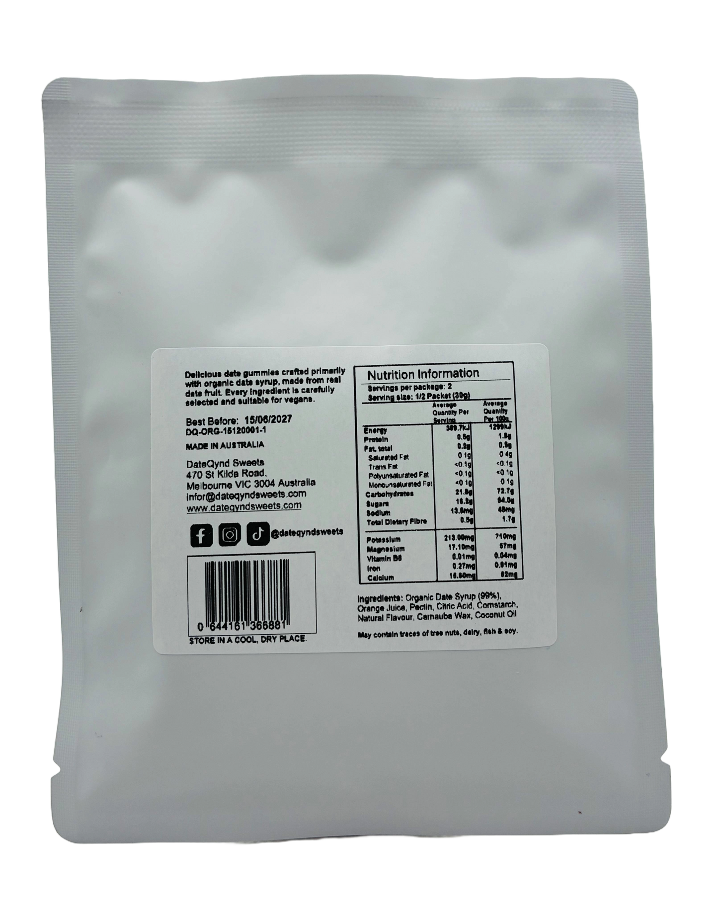 Date Gummies Mint Flavour 60g